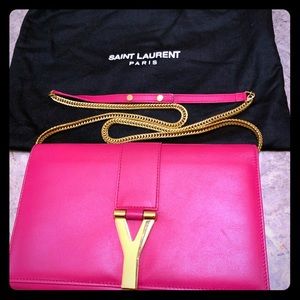 Saint Laurent Y Ligne Chain Clutch
